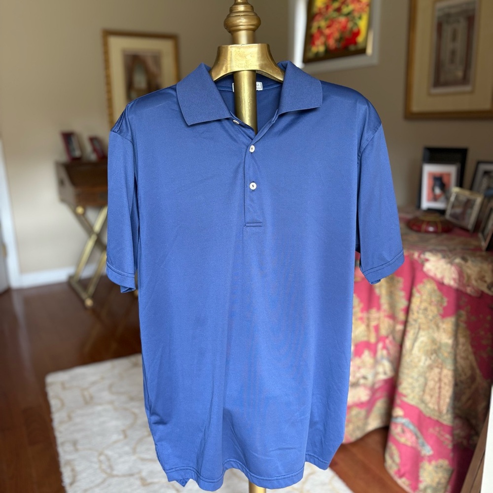 Peter Millar Blue Polo
**Bundle Any Polo shirts 2 / $25, 3 / $35, 4 / $40**